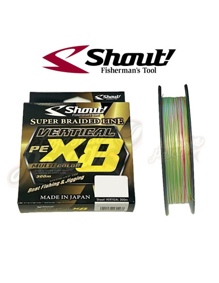 Shout! Vertical X8 0.19mm 300m Multicolor